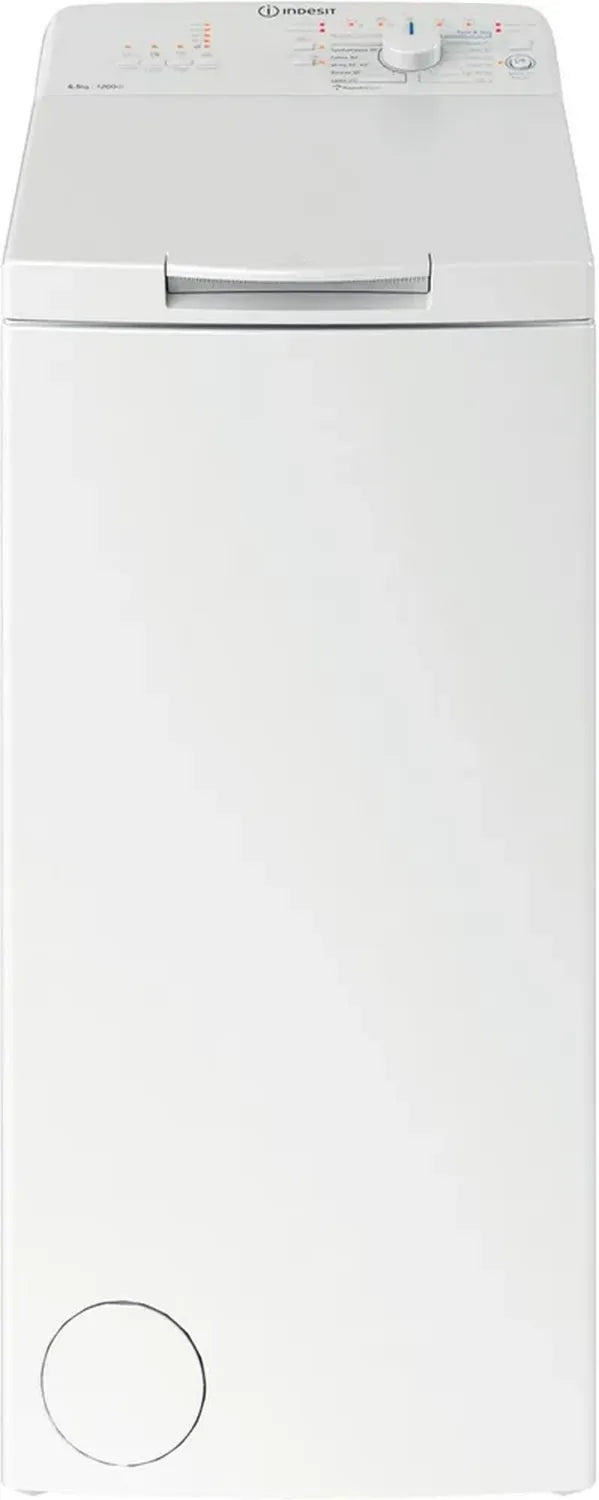 Lave-linge Top Indesit 6,5 kg - 1200 trs/min - 14 Programmes - Départ Différé