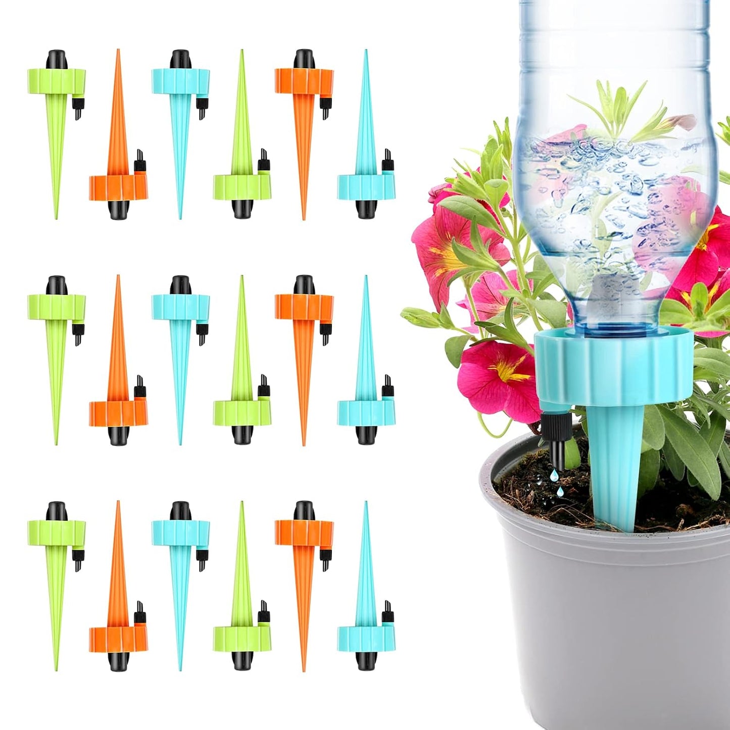 Arroseur de jardin – réglable, 18 Pièces