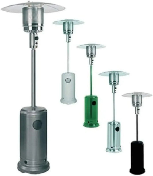 Chauffage de Terrasse à Gaz 13KW en Acier Inoxydable avec Roulettes - Modèle Fungo