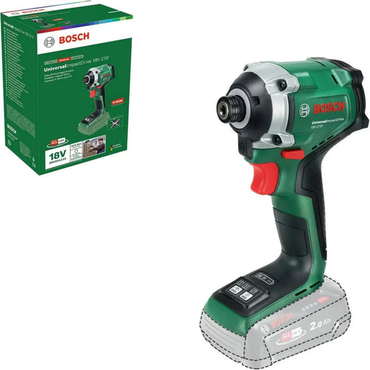 Perceuse à Chocs Sans Fil 18V Bosch UniversalImpactDrive 210